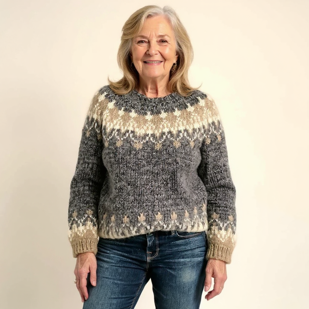 Elin Fair Isle Yoke Sweater
