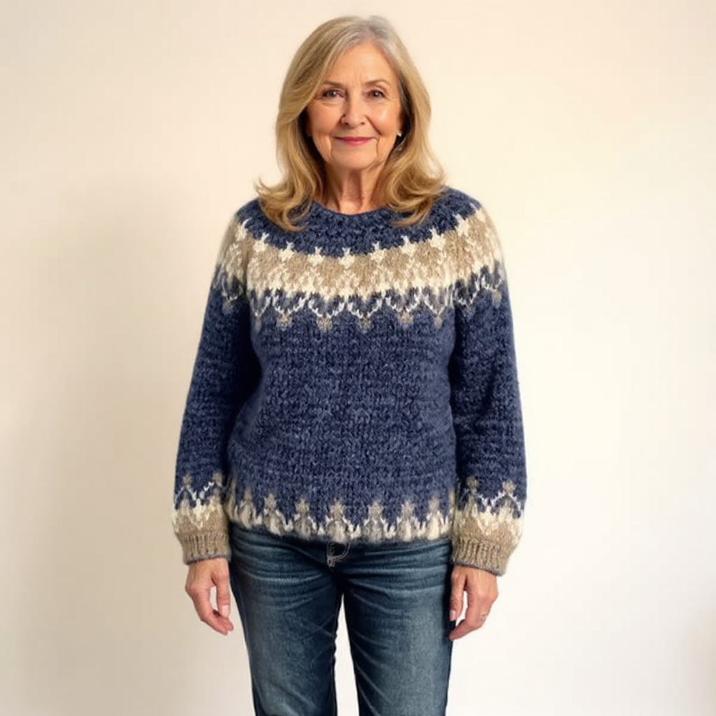 Elin Fair Isle Yoke Sweater
