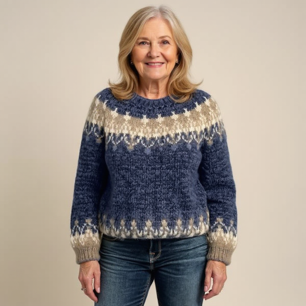 Elin Fair Isle Yoke Sweater