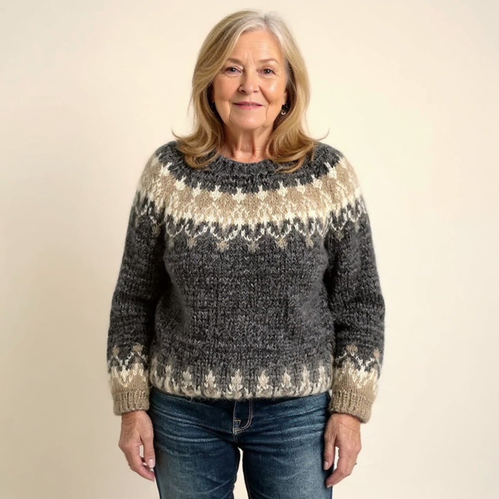 Elin Fair Isle Yoke Sweater
