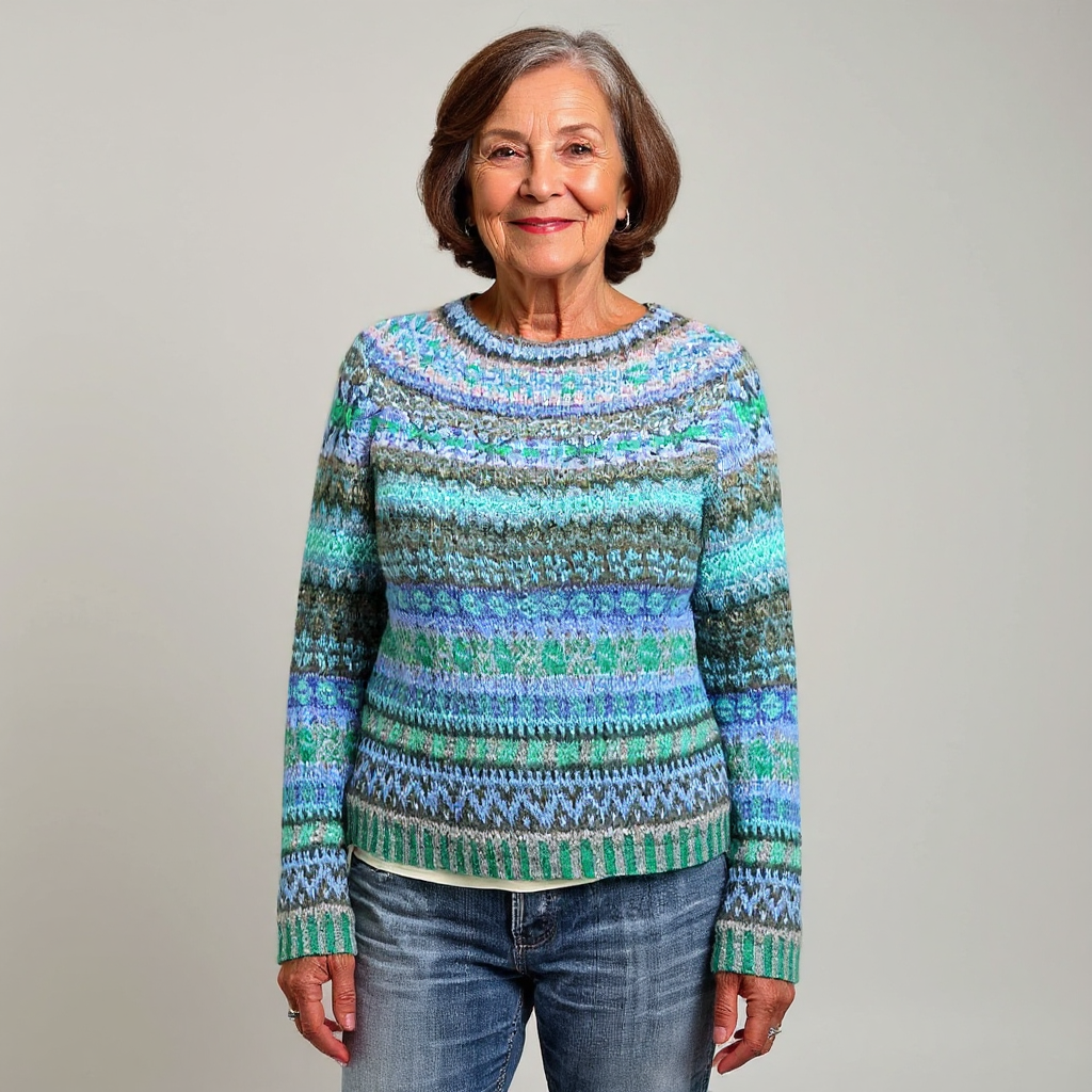 Freya Icelandic Fair Isle Sweater
