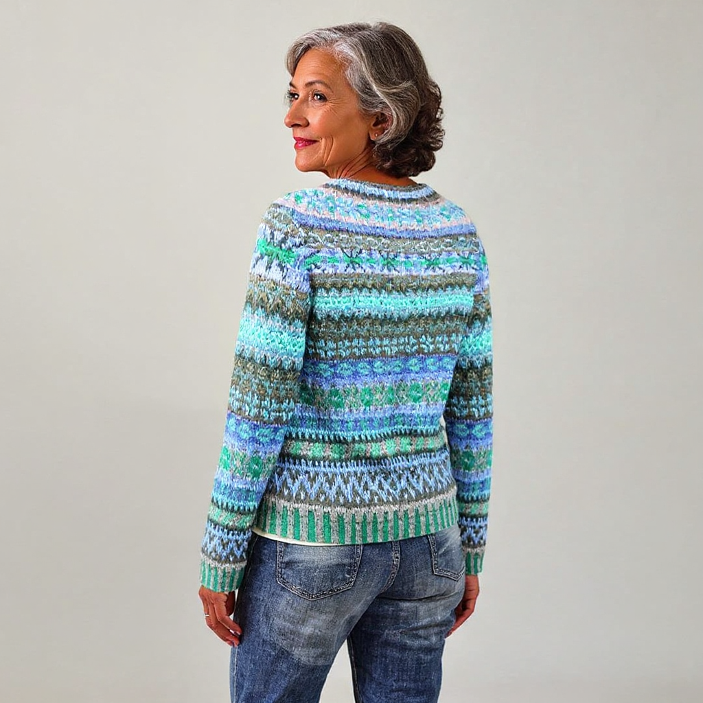 Freya Icelandic Fair Isle Sweater