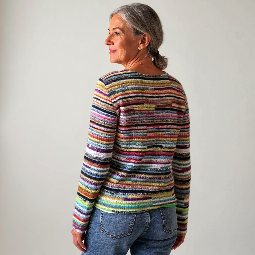 Saffron Fair Isle Yoke Sweater