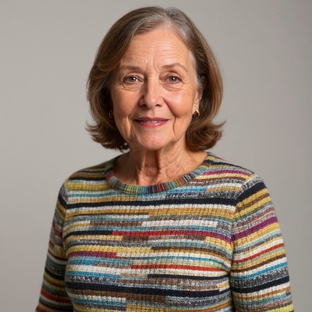 Saffron Fair Isle Yoke Sweater
