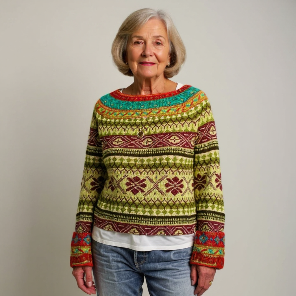 Willow Nordic Fair Isle Sweater