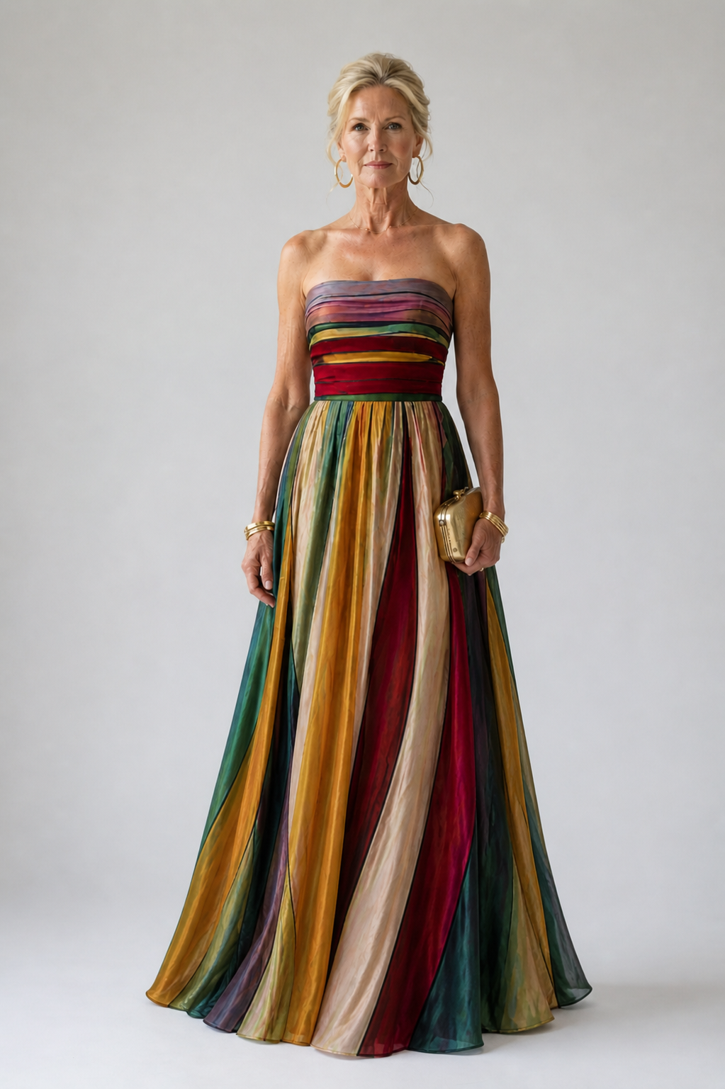 Stella | Effortless Strapless A-Line Dress