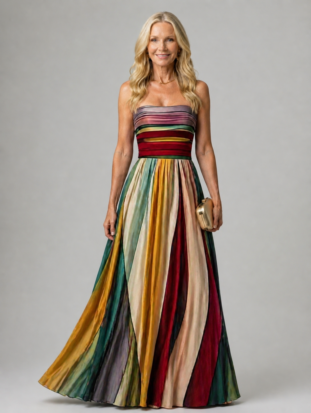 Stella | Effortless Strapless A-Line Dress