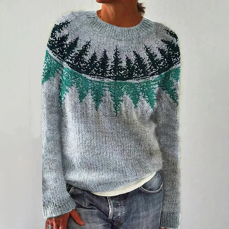 Kari Icelandic Knit Sweater