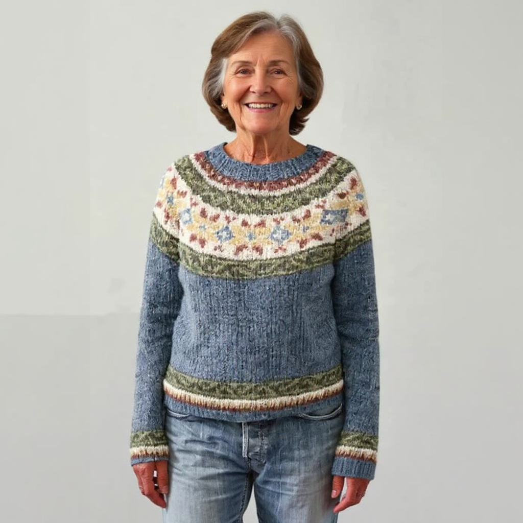 Ingrid Nordic Fair Isle Sweater