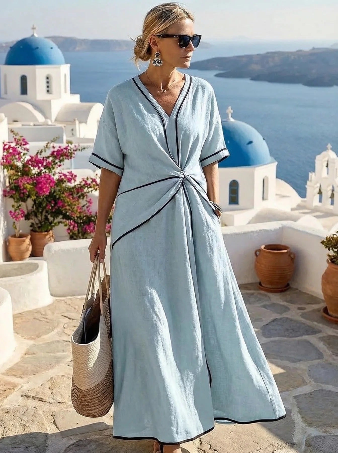 Yalina™ Elegant Flattering Dress