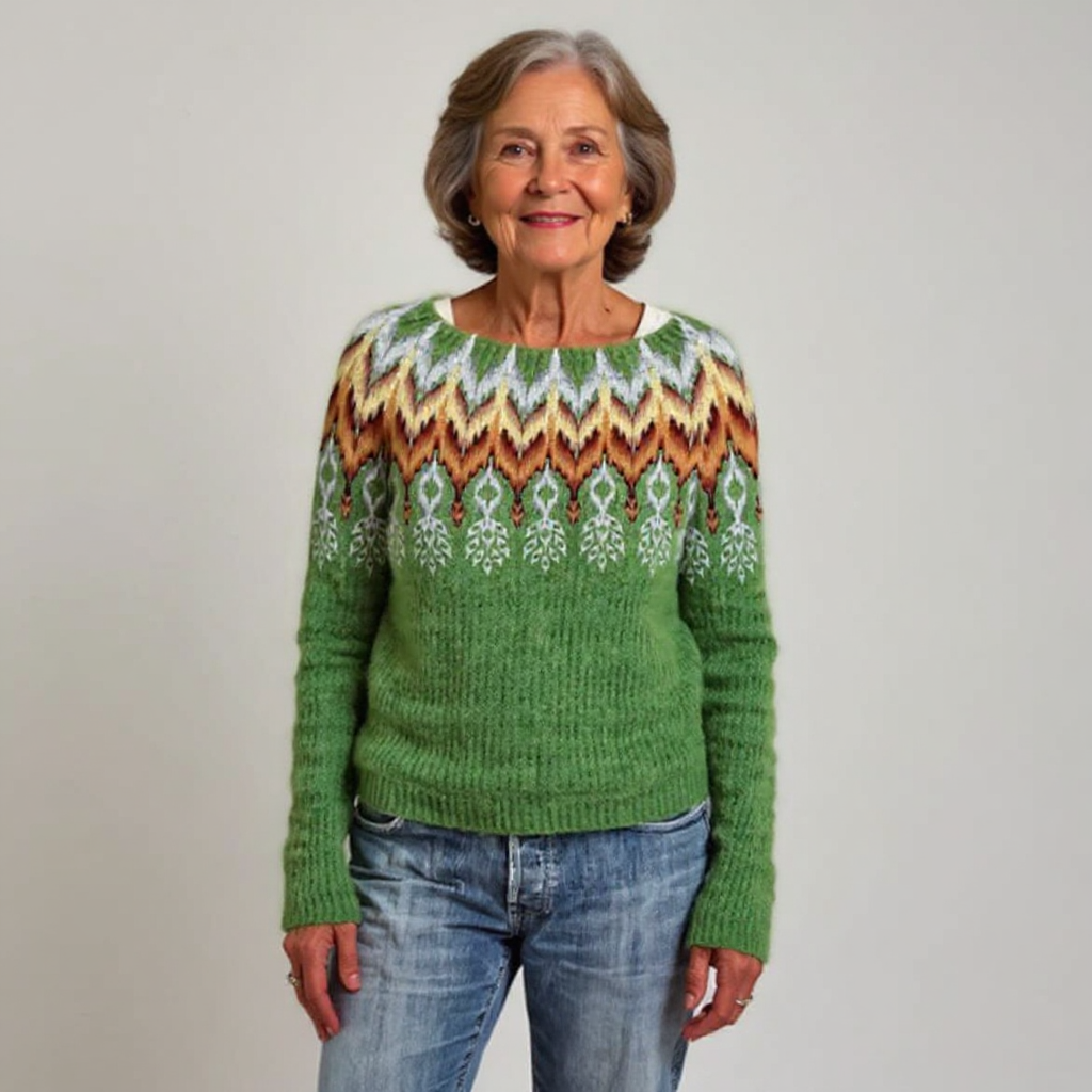 Laurel Fair Isle Yoke Sweater