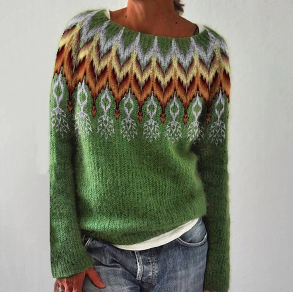 Laurel Fair Isle Yoke Sweater