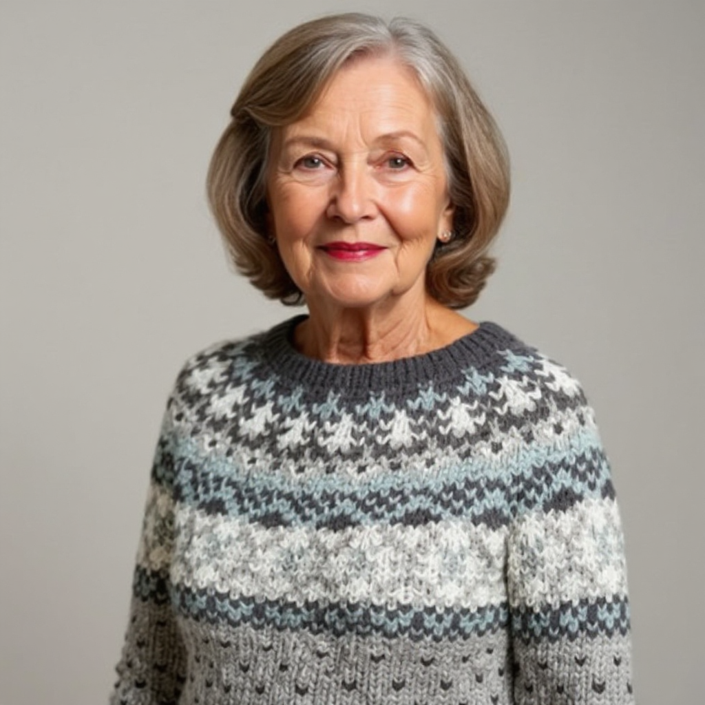 Ronja Fair Isle Yoke Sweater