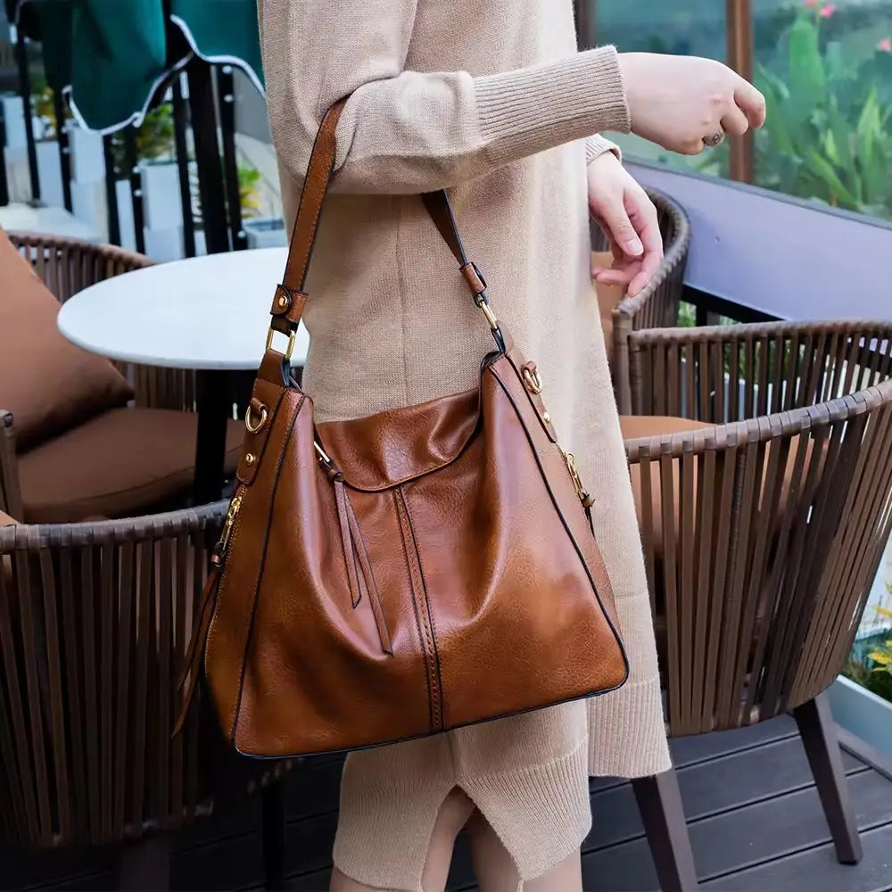 Karin | Anti-Theft Hobo Handbag + FREE Pouch