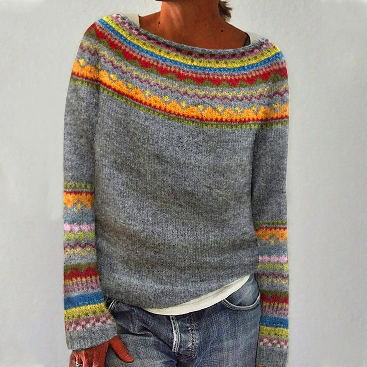 Wren Fair Isle Knit Sweater