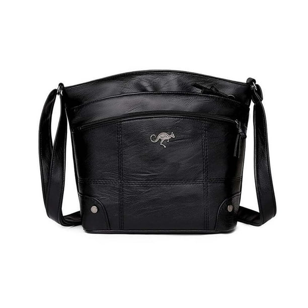Silvia | Crossbody Kangaroo Emblem Bag