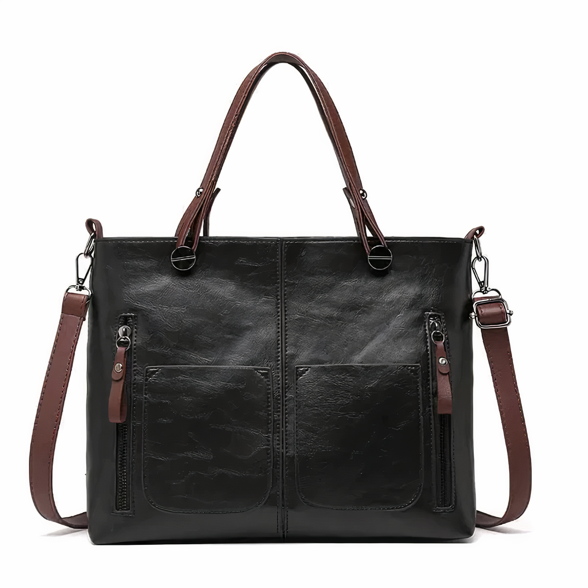 Leticia | Vintage Tote with Side Pockets