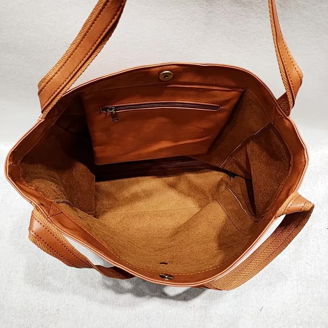 Juana | Minimalist Leather Tote Bag