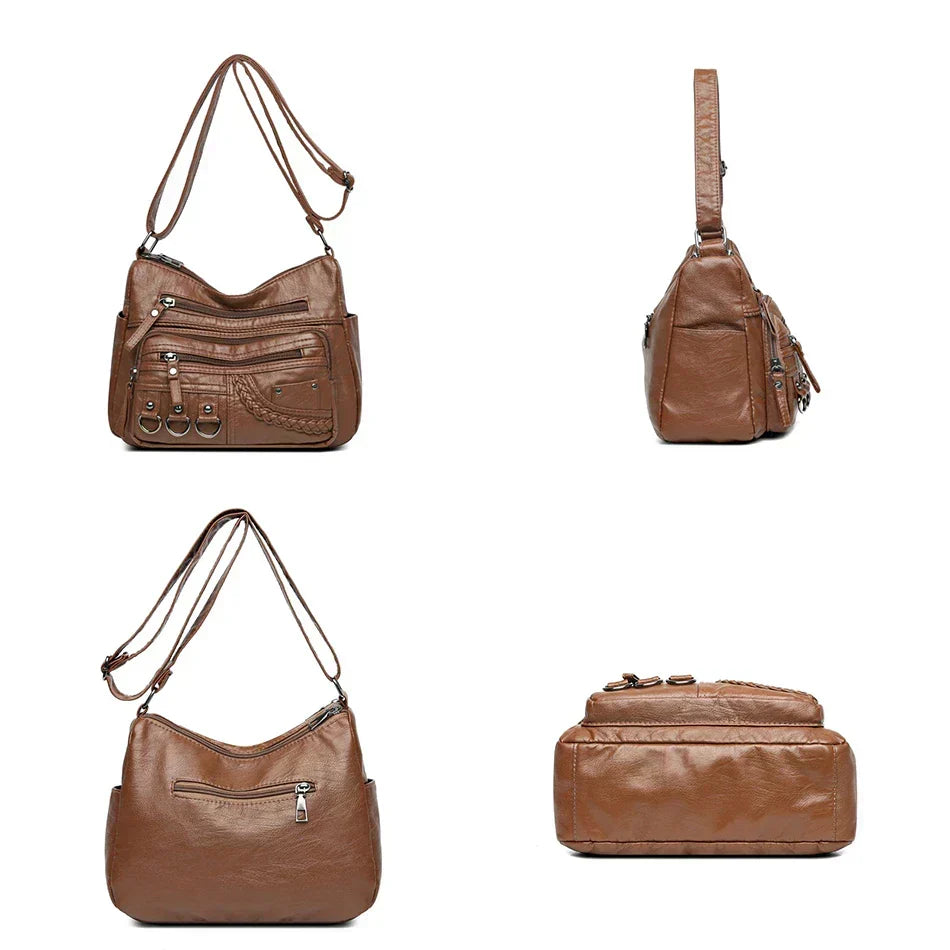 Maria | Multi-Pocket Shoulder Bag