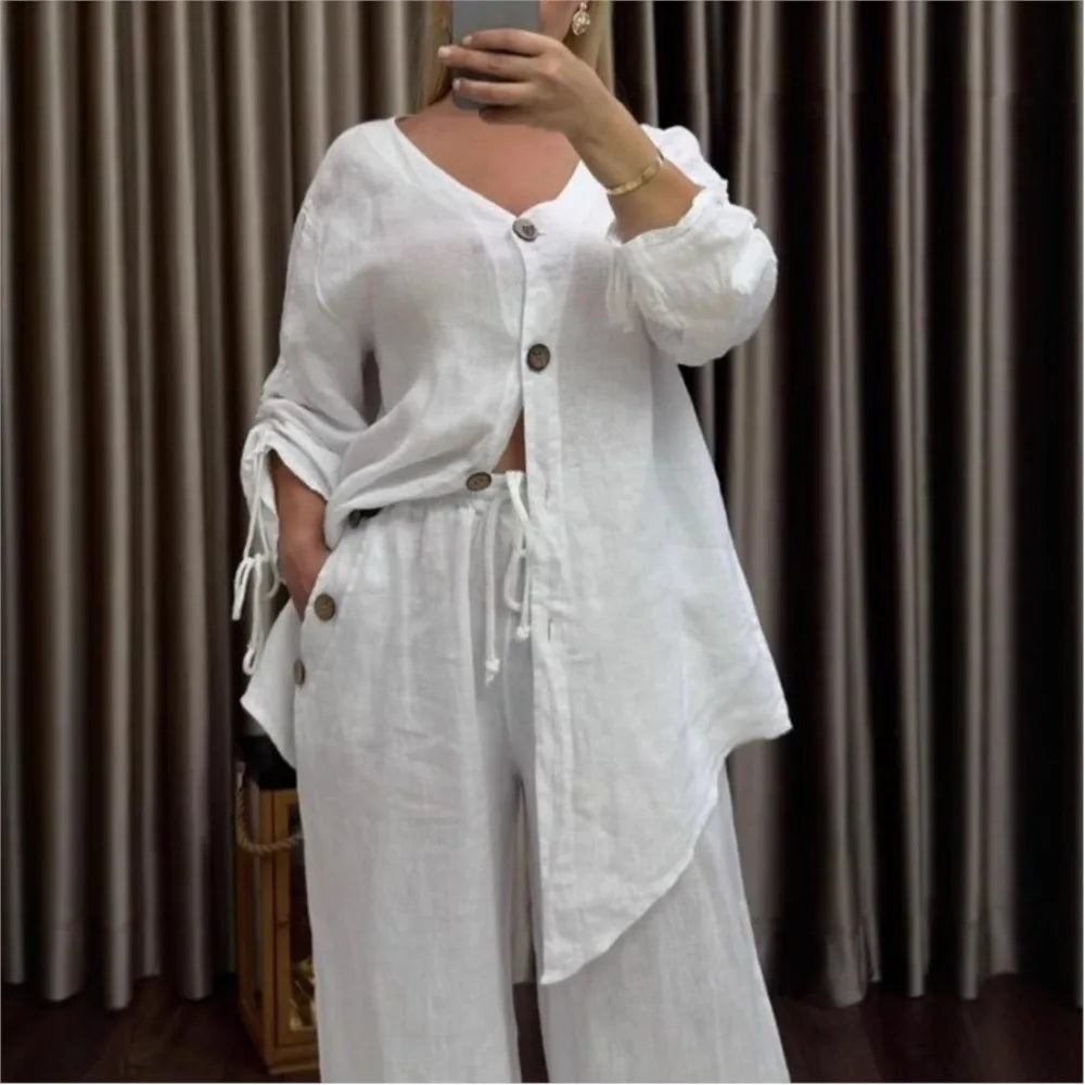 The Amelia Set | Effortless Linen Elegance
