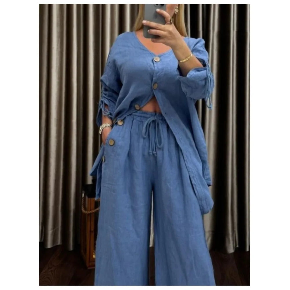 The Amelia Set | Effortless Linen Elegance