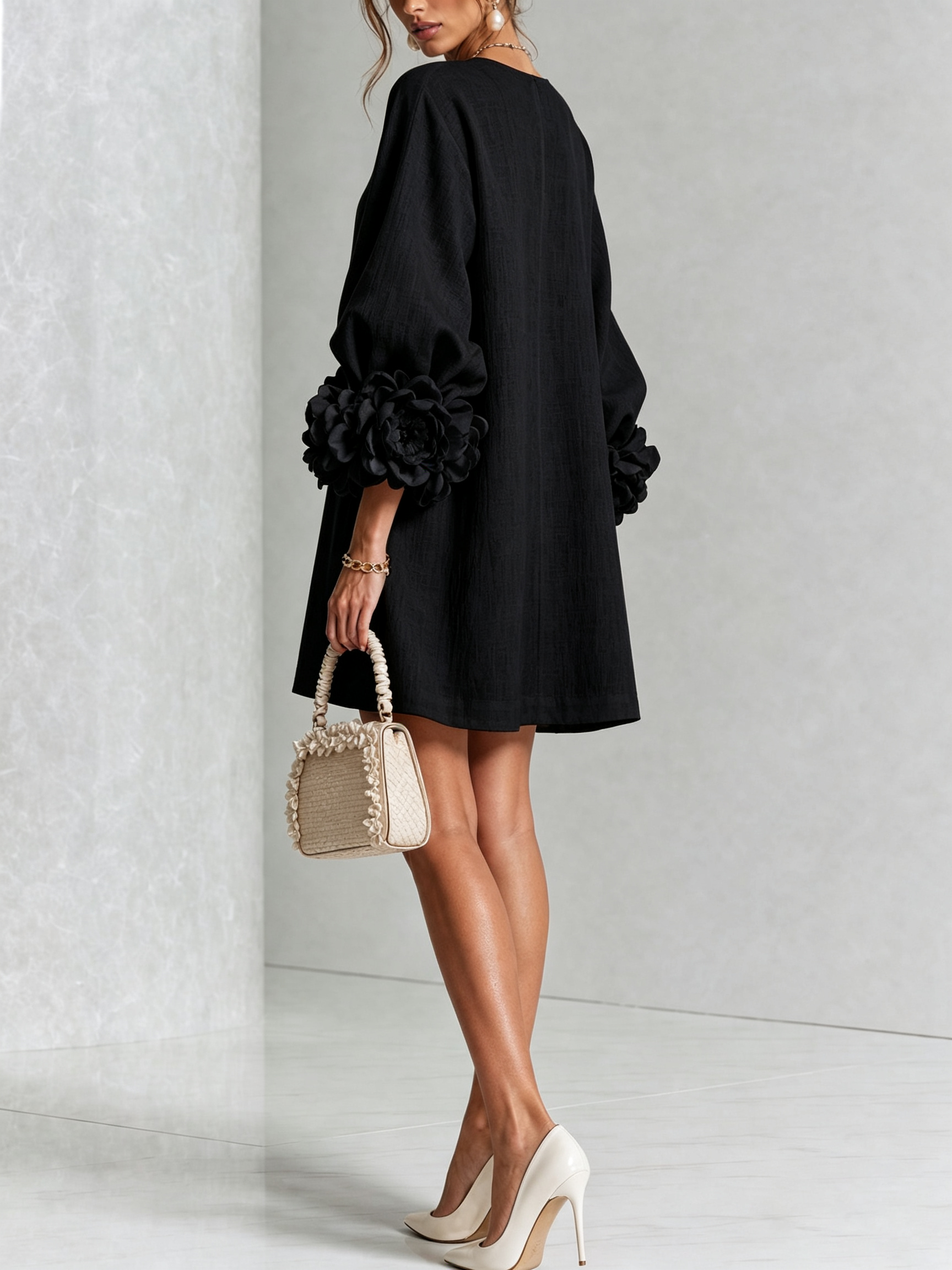 Florence | Floral Button-Down Mini Dress