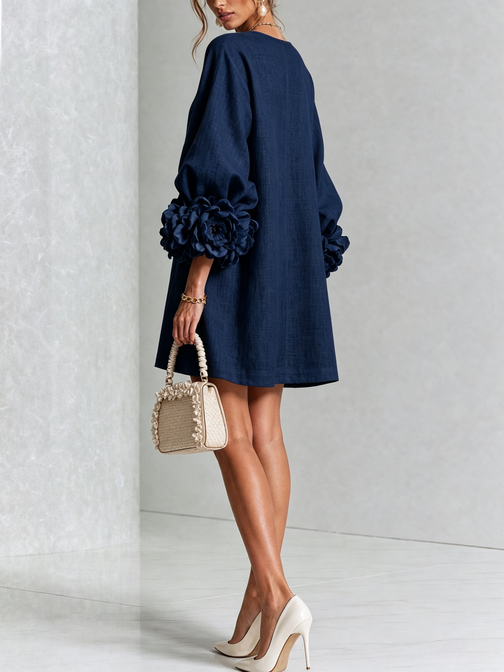 Florence | Floral Button-Down Mini Dress