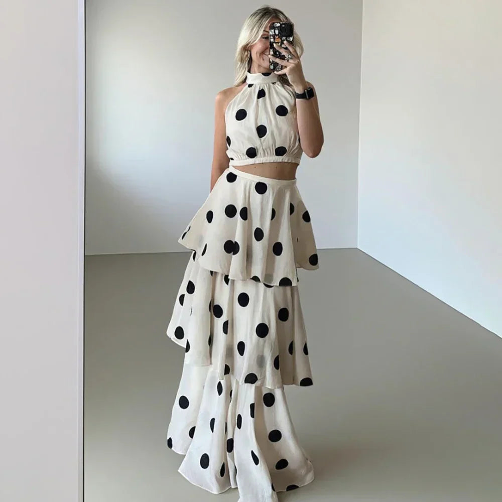 Luna | Timeless Polka Dot Elegance Set