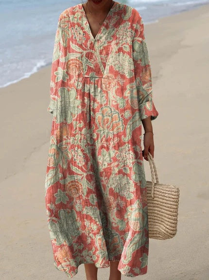Elin - Vintage Floral Dress